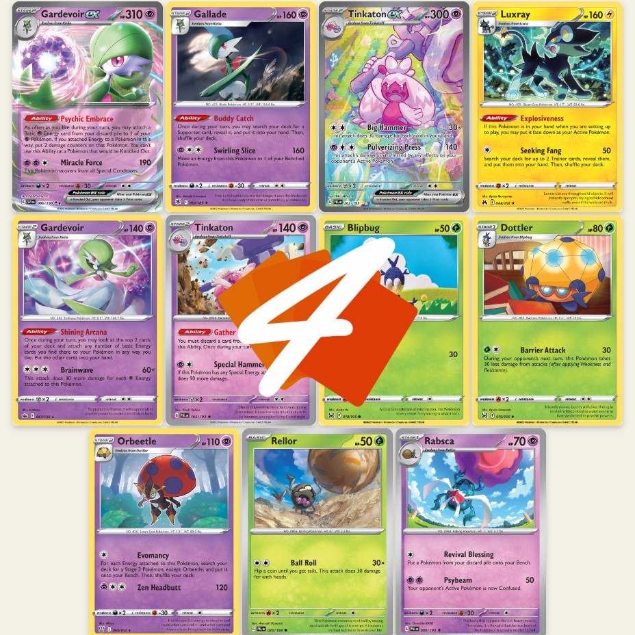 TINKATON ex deals One Hit Knock Outs ! with Orbeetle Engine! PTCGL (Pokemon PALDEA EVOLVED)